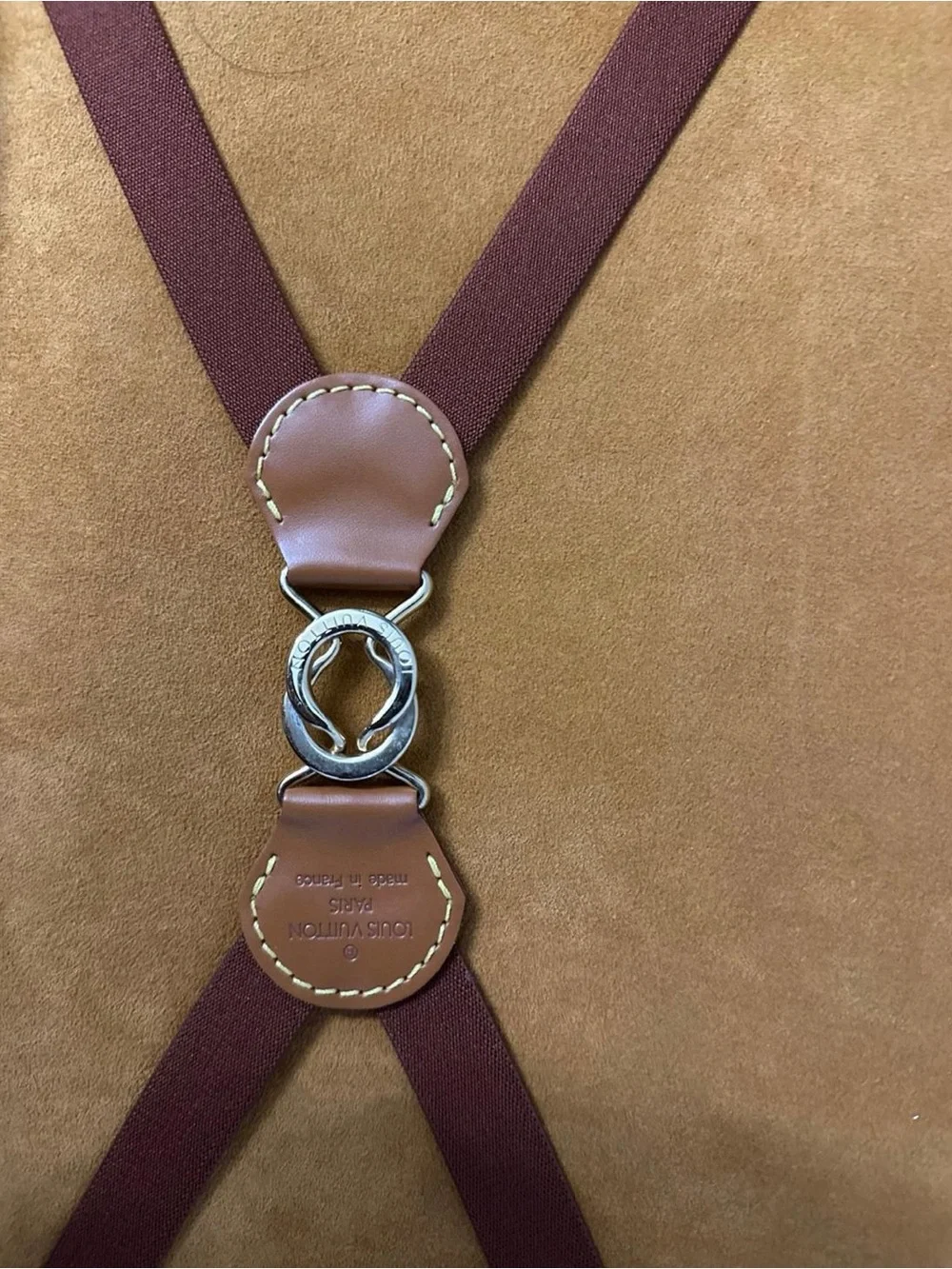 Louis Vuitton Cognac Epi Leather Laptop Messenger Bag